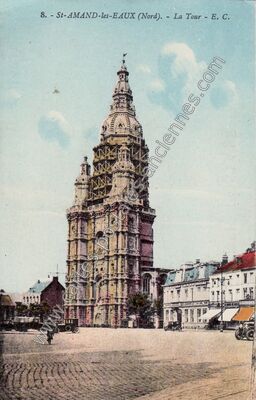 Carte postale ancienne La Tour — Saint-Amand-les-Eaux (Nord)