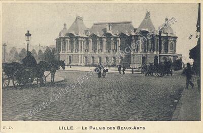 Carte postale ancienne Le Palais des Beaux-Arts — Lille (Nord)