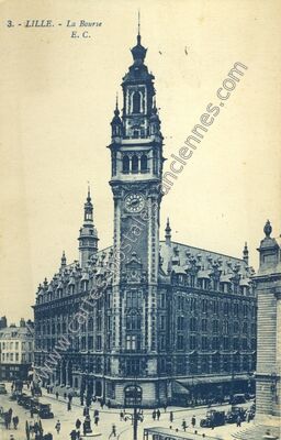 Carte postale ancienne La Bourse — Lille (Nord)