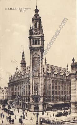Carte postale ancienne La Bourse — Lille (Nord)