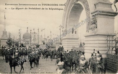 Carte postale ancienne Tourcoing 1906 — Tourcoing (Nord)