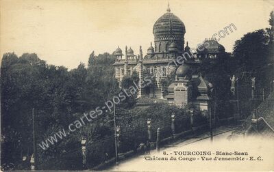 Carte postale ancienne Château du Congo - Vue d'ensemble — Tourcoing (Nord)