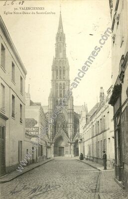 Carte postale ancienne Église Notre-Dame du Saint-Cordon — Valenciennes (Nord)