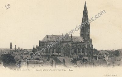 Carte postale ancienne Notre-Dame du Saint-Cordon — Valenciennes (Nord)