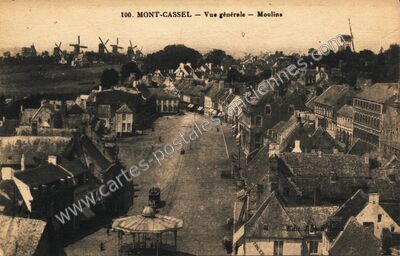 Carte postale ancienne Mont Cassel — Cassel (Nord)