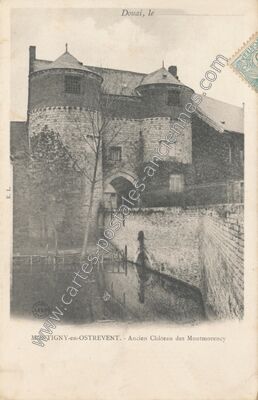 Carte postale ancienne Ancien Château des Montmorency — Montigny-en-Ostrevent (Nord)