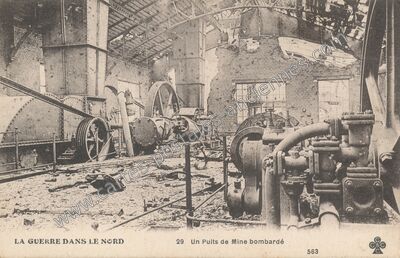 Carte postale ancienne Guerre dans le Nord — Non Localisée (Nord)