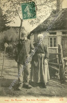 Carte postale ancienne En Morvan — Non Localisée (Nièvre)