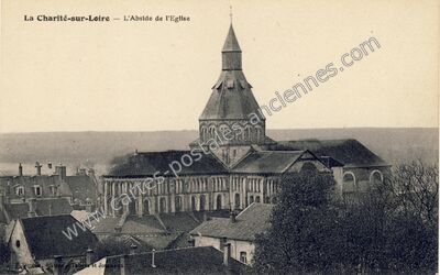 Carte postale ancienne L'Abside de l'Eglise — La Charité-sur-Loire (Nièvre)