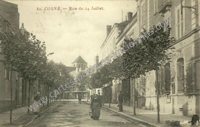 Carte postale ancienne Cosne — Cosne-Cours-sur-Loire (Nièvre)