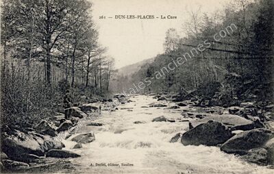 Carte postale ancienne La Cure — Dun-les-Places (Nièvre)
