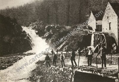 Carte postale ancienne Saut de Gouloux — Gouloux (Nièvre)
