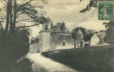 Carte postale ancienne Manoir de Tard — Onlay (Nièvre)