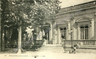 Carte postale ancienne Le Casino — Pougues-les-Eaux (Nièvre)
