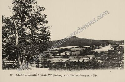 Carte postale ancienne La Vieille-Montagne — Saint-Honoré-les-Bains (Nièvre)