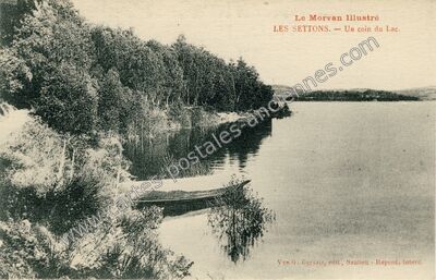 Carte postale ancienne Les Settons — Montsauche-les-Settons (Nièvre)