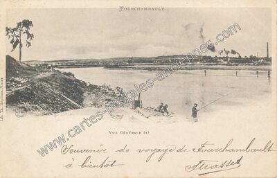 Carte postale ancienne Fourchambault — Fourchambault (Nièvre)