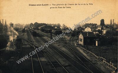 Carte postale ancienne Cosne sur Loire — Cosne-Cours-sur-Loire (Nièvre)