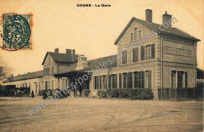 Carte postale ancienne Cosne — Cosne-Cours-sur-Loire (Nièvre)