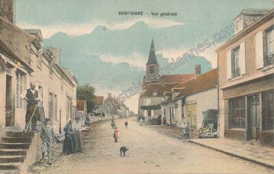 Carte postale ancienne Dompierre — Dompierre-sur-Nièvre (Nièvre)