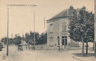 Carte postale ancienne La Poste — Fourchambault (Nièvre)