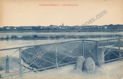Carte postale ancienne Vue Générale — Fourchambault (Nièvre)
