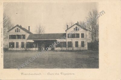 Carte postale ancienne Gare des Voyageurs — Fourchambault (Nièvre)