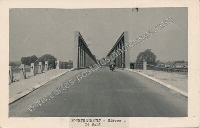 Carte postale ancienne Le Pont — Fourchambault (Nièvre)