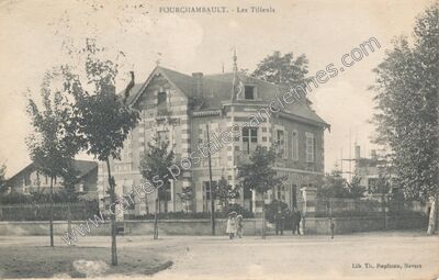 Carte postale ancienne Les Tillenis — Fourchambault (Nièvre)