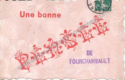 Carte postale ancienne Une bonne — Fourchambault (Nièvre)
