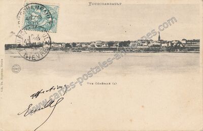 Carte postale ancienne Fourchambault — Fourchambault (Nièvre)