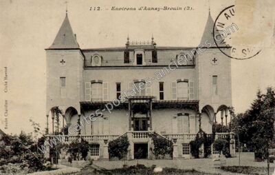 Carte postale ancienne Aunay Brouin — Aunay-en-Bazois (Nièvre)