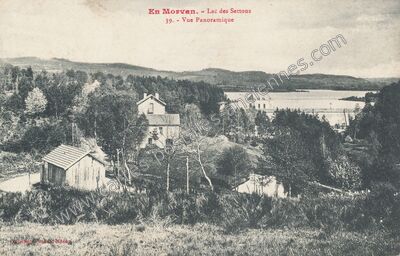 Carte postale ancienne Lac des Settons — Montsauche-les-Settons (Nièvre)