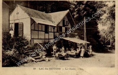 Carte postale ancienne Les Settons — Montsauche-les-Settons (Nièvre)