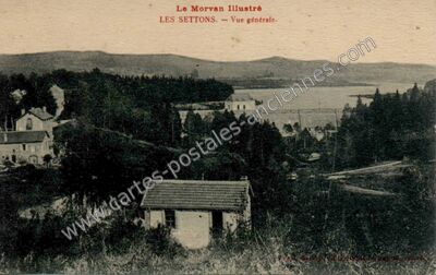 Carte postale ancienne Les Settons — Montsauche-les-Settons (Nièvre)