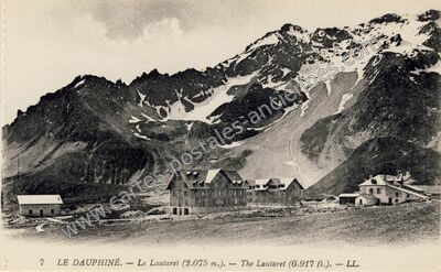 Carte postale ancienne Le Lautaret — Villar-d'Arêne (Hautes-Alpes)