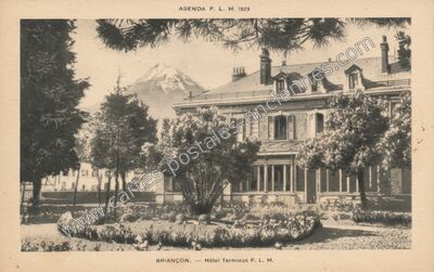 Carte postale ancienne Hôtel Terminus — Briançon (Hautes-Alpes)