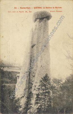 Carte postale ancienne Queyras — Château-Ville-Vieille (Hautes-Alpes)