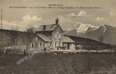 Carte postale ancienne Col de Manse — Gap (Hautes-Alpes)