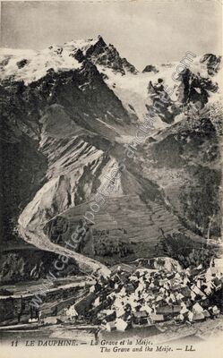 Carte postale ancienne La Grave et la Meije — La Grave (Hautes-Alpes)