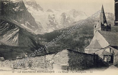 Carte postale ancienne Le Dauphiné Pittoresque - La Grave - Le Presbytère — La Grave (Hautes-Alpes)