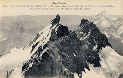 Carte postale ancienne La Meije — La Grave (Hautes-Alpes)