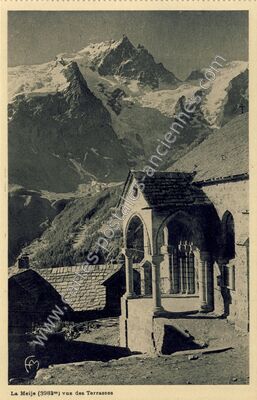 Carte postale ancienne La Meije — La Grave (Hautes-Alpes)