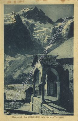 Carte postale ancienne La Meije — La Grave (Hautes-Alpes)