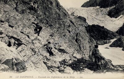 Carte postale ancienne Les Enfletchores — La Grave (Hautes-Alpes)
