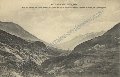Carte postale ancienne Valle de la Romanche — Villar-d'Arêne (Hautes-Alpes)