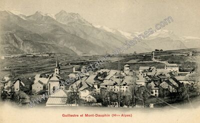 Carte postale ancienne Guillestre et Mont-Dauphin — Guillestre (Hautes-Alpes)