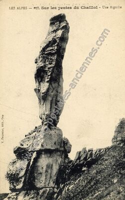 Carte postale ancienne Le Chaillol — Le Monêtier-les-Bains (Hautes-Alpes)