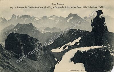 Carte postale ancienne Chaillol le Vieux — La Motte-en-Champsaur (Hautes-Alpes)