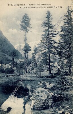 Carte postale ancienne Ailefroide — Vallouise-Pelvoux (Hautes-Alpes)